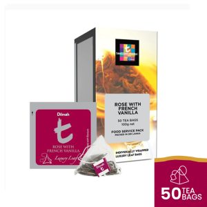 Dilmah T Sachet Rose with French Vanilla 50s - Teh Celup
