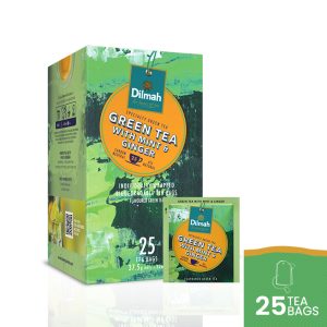 Dilmah Yum Green Tea with Mint & Ginger 25s - Teh Celup
