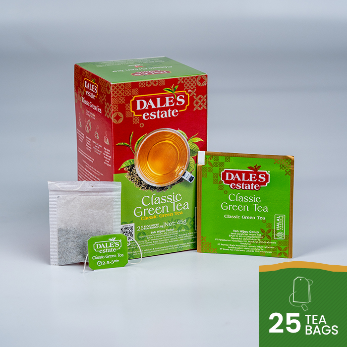 Dale’s Estate Classic Green Tea Envelope 25s – Teh Celup